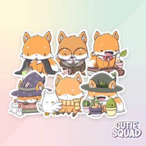 Bulck - Vind hét perfecte cadeau - CutieSquad Stickerset - Magic Foxes