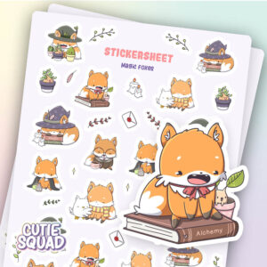 Bulck - Vind hét perfecte cadeau - CutieSquad Stickervel - Magic Foxes
