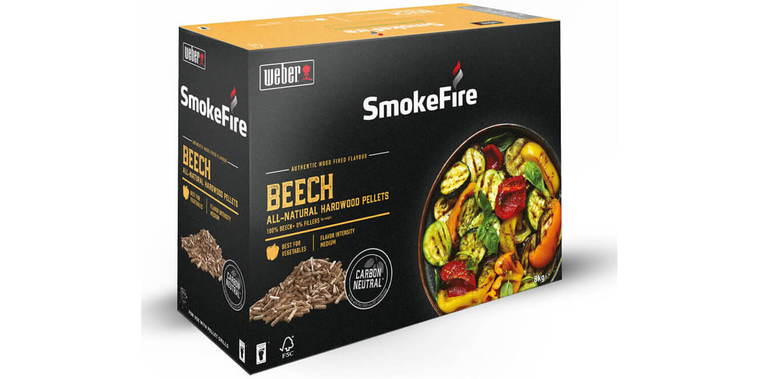 Weber Natuurlijke hardhout pellets - Beech