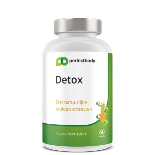 Detox kuur capsules - 30 dagen - Met Curcuma & Mariadistel - Ondersteunt leverreiniging - 60 capsules PerfectBody