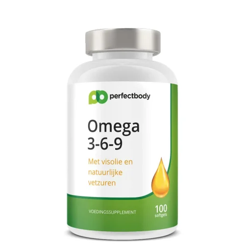 Omega 3-6-9 softgels - Essentiële vetzuren - Ondersteunt hart en cholesterol - PerfectBody