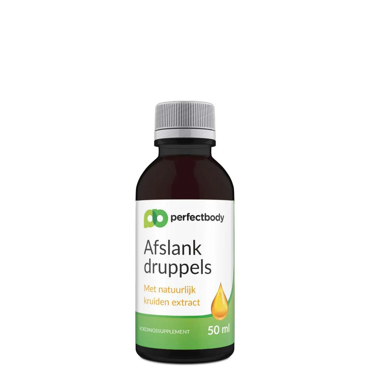 Afslankdruppels - Guarana & groene thee - Energie & vetverbranding - 50ml vloeibaar PerfectBody