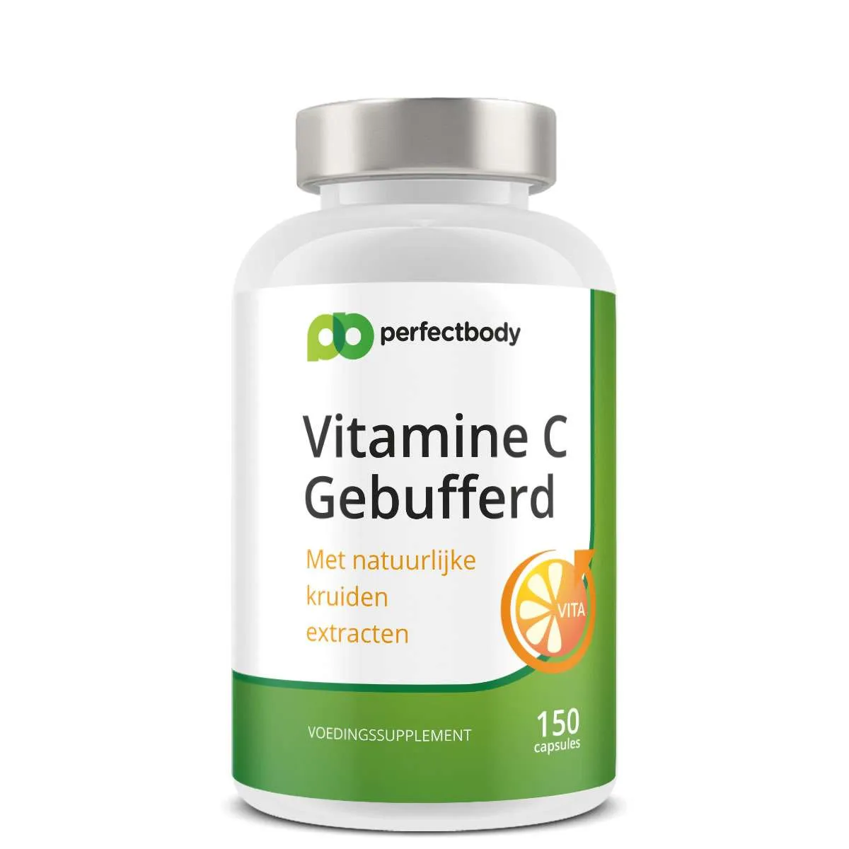 Vitamine C Ester-C capsules - Gebufferd & maagvriendelijk - Met bioflavonoïden & mineralen - 150 vcaps PerfectBody