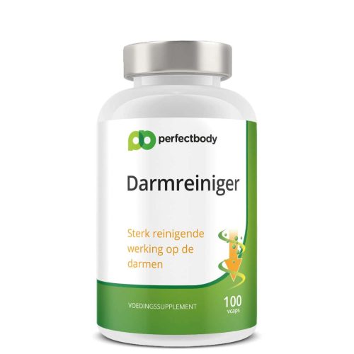 Darmreiniger capsules - Psylliumvezels & probiotica - Voor gezonde stoelgang & darmen - 100 capsules PerfectBody