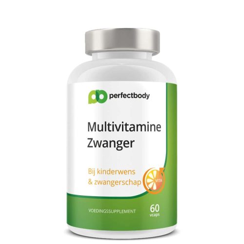 Multivitamine zwangerschap - Voor energie & weerstand - Kinderwens & zwangerschap - 60 Vcaps - PerfectBody