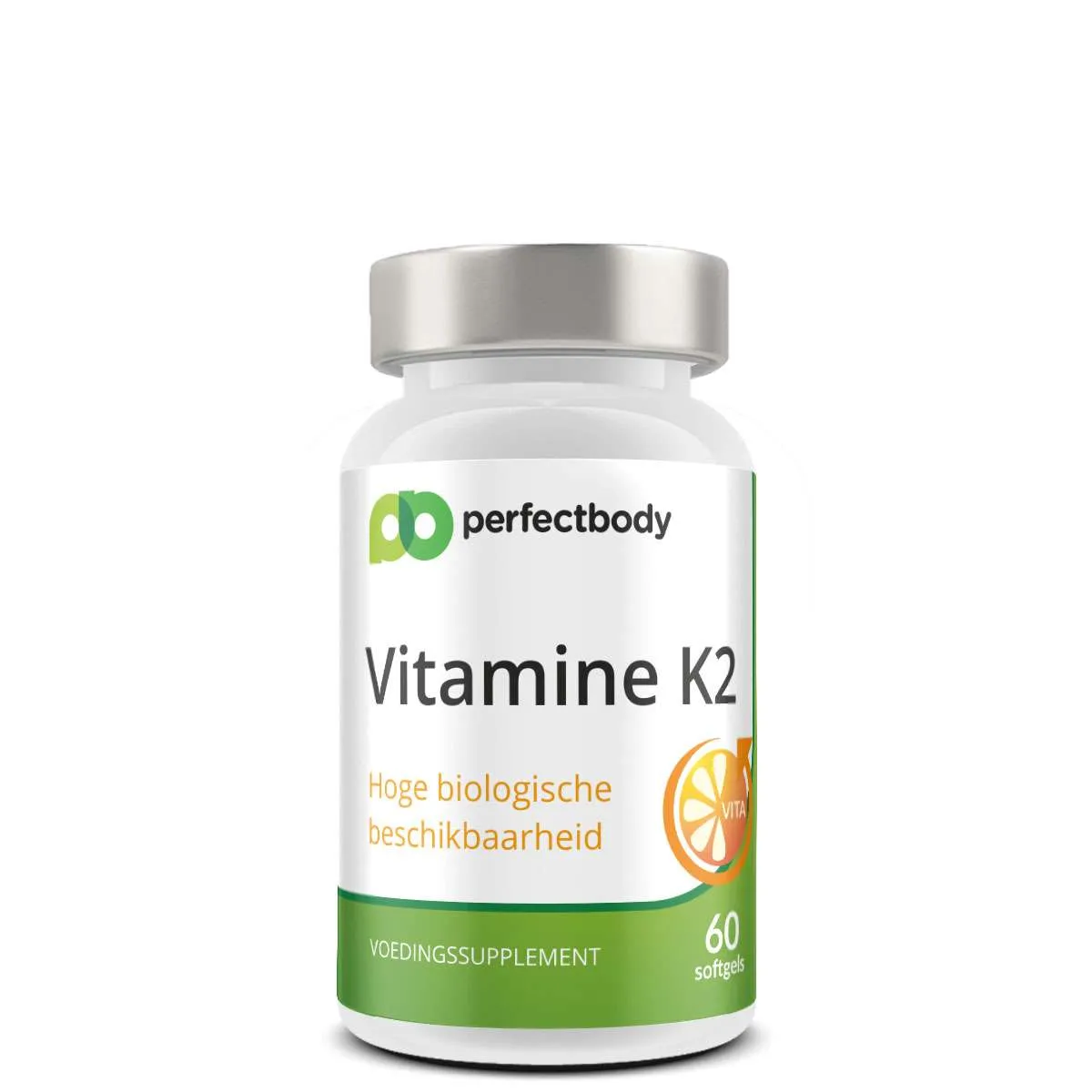 Vitamine K2 MK-7 softgels - MenaQ7 formule - Hoge biologische beschikbaarheid - 60 softgels PerfectBody