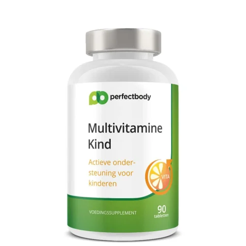 Multivitamine kind - Kauwtabletten - Complete vitaminen & mineralen - Voor groei & weerstand - 90 tabletten PerfectBody