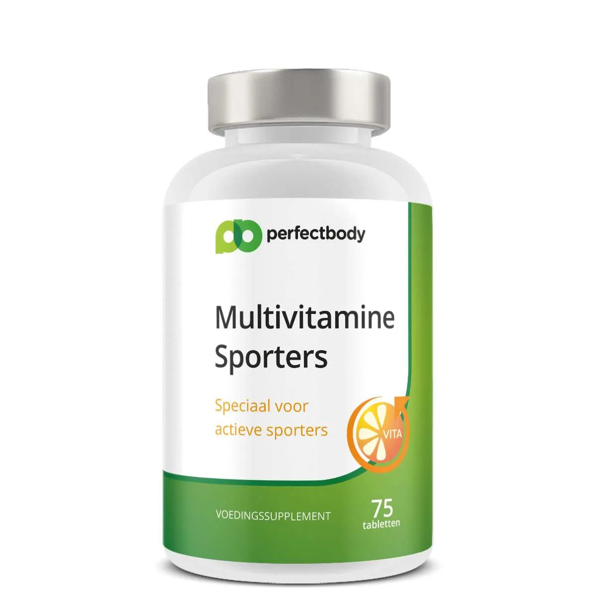 Multivitamine Sporters - Met hoge dosering vitamines & mineralen - Voor energie & weerstand - 75 tabletten PerfectBody