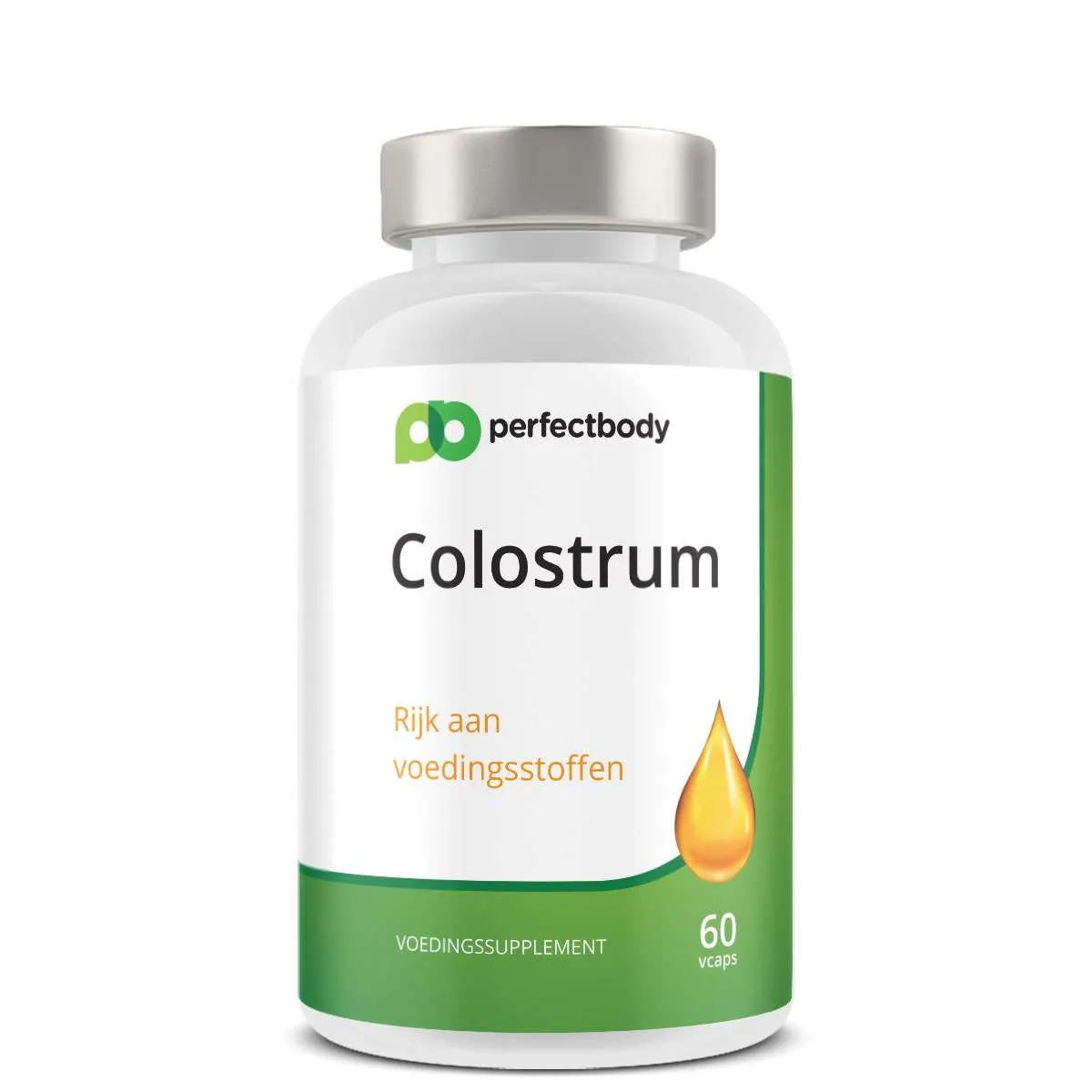 Colostrum capsules - 30% immunoglobulinen - Weerstand & darmflora - 60 Vcaps - PerfectBody