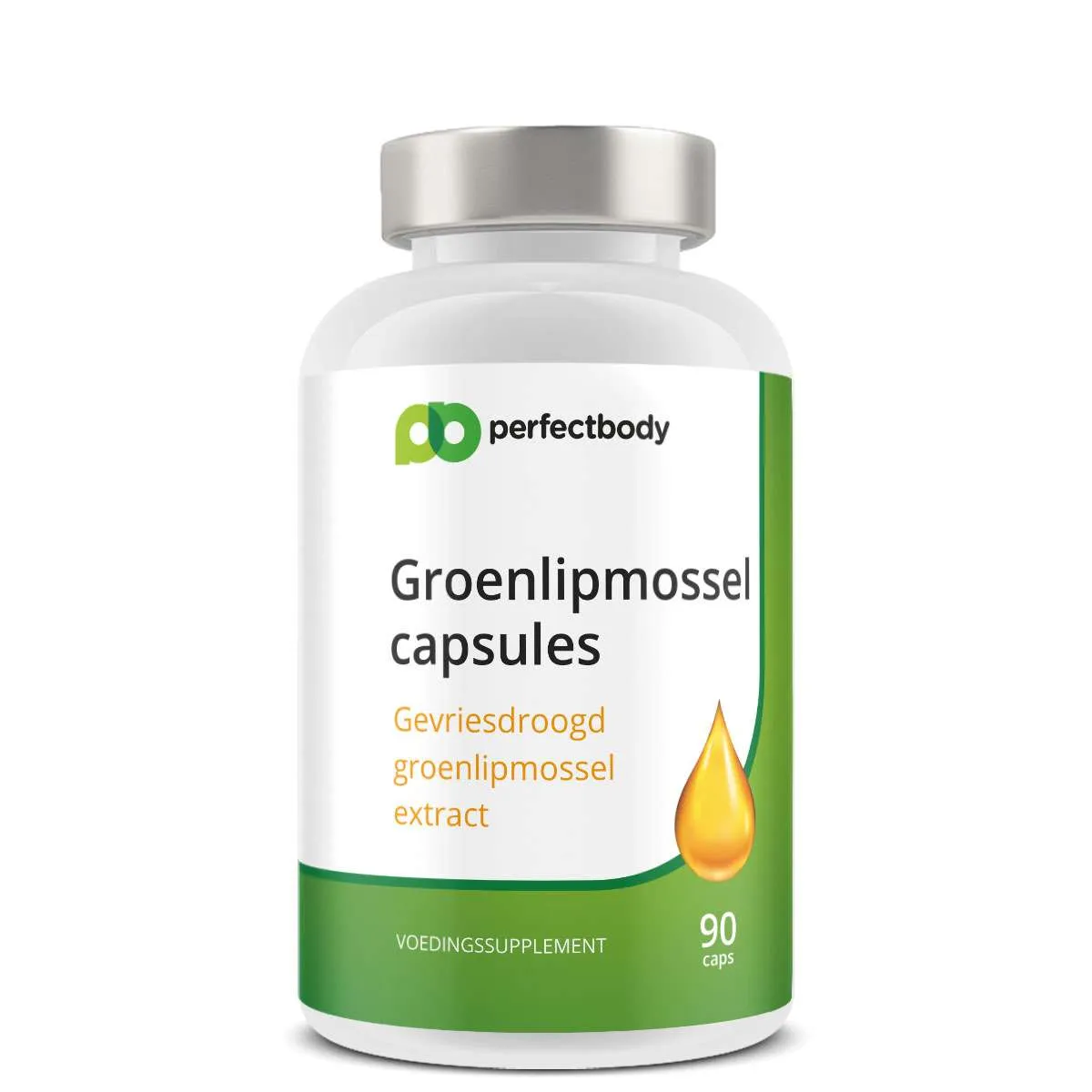 Groenlipmossel complex - Met curcumine & collageen - Botten & kraakbeen - 90 Capsules - PerfectBody