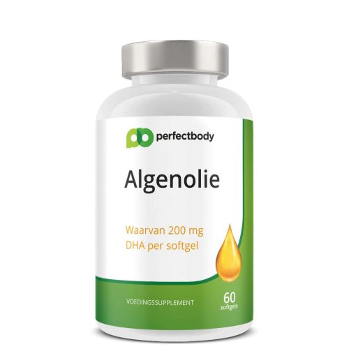 Algenolie DHA capsules - Plantaardige omega 3 - Hersenen & ogen - 60 softgels - PerfectBody