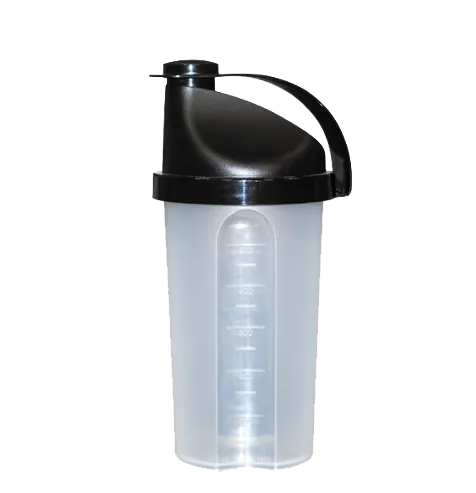 Shakebeker 700ml - BPA-vrij - Lekvrij ontwerp - Compartiment - PerfectBody